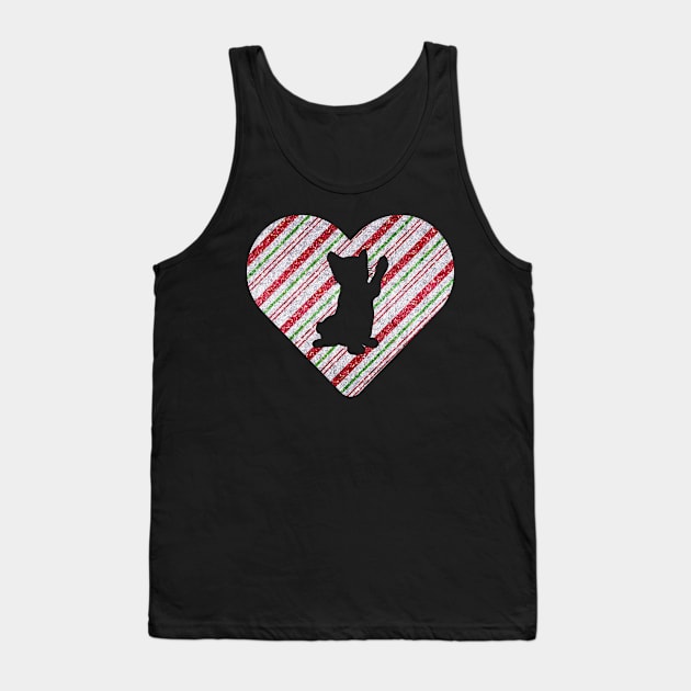 Kitten Christmas Gift Tank Top by JKFDesigns